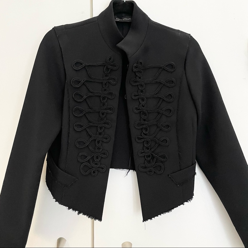 Cropped Military Jacket